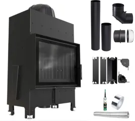 kominek-powietrzny-stalowy-floki-s-black-8kw-czarny-w-srodku-zestaw-rury