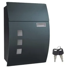 skrzynka-na-listy-z-gazetnikiem-songmics-szary