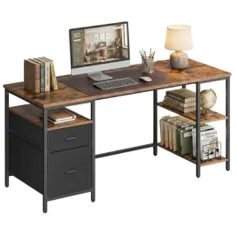 biurko-komputerowe-stol-z-polkami-szufladami-do-biura-loft-gamingowe-160-cm