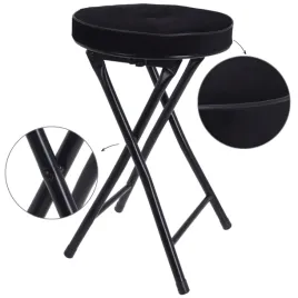 stolek-skladany-velveto-z-miekkim-siedziskiem-czarny-glamour-taboret-niski