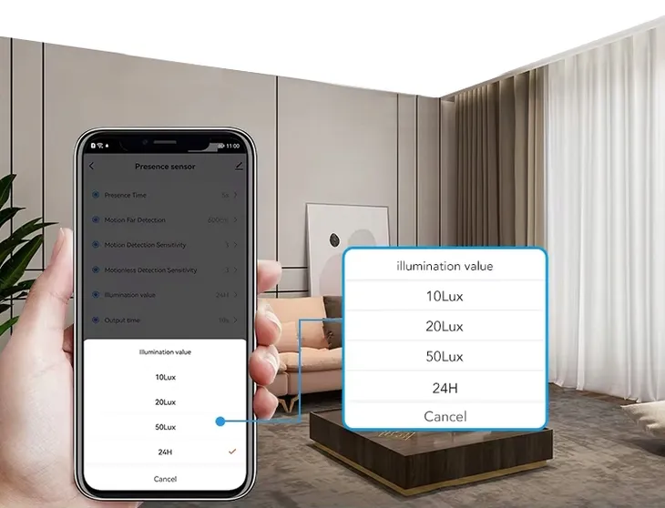 rtx-czujnik-mikrofalowy-sensor-obecnosci-zigbee-tuya-smart-230v-scienny-stan-nowy-rodzaj-czujnika-ruchu-inny