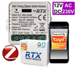 modul-rtx-sterownik-przekaznik-beznapieciowy-zigbee-tuya-rf-zasilanie-12v