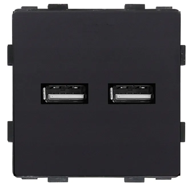 gniazdko-modul-czarny-usb-2x-3a-system-rtx-sh-stan-nowy