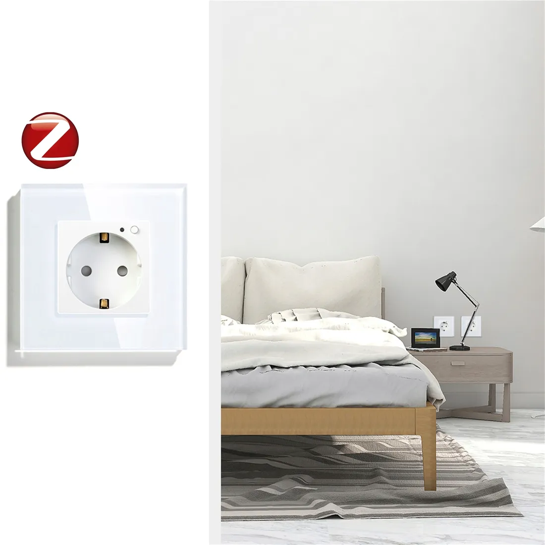 gniazdko-zigbee-tuya-smart-ramka-szklo-rtx-biale