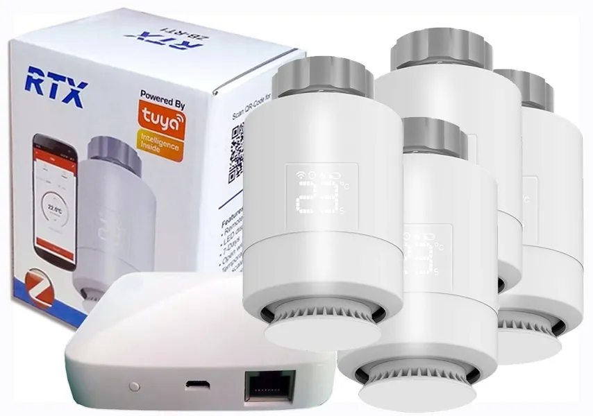 4x-glowica-termostat-bramka-zigbee-lan-tuya-set4-stan-nowy