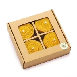 Zdjęcie produktu Miodowa Mydlarnia Zestaw 4 świec z wosku pszczelego