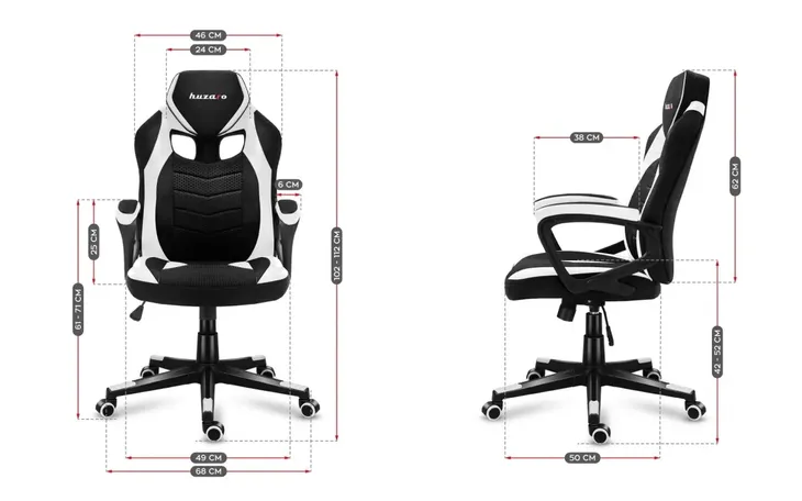 fotel-gamingowy-huzaro-force-2-5-white-mesh-stan-nowy
