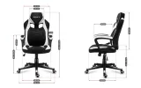 fotel-gamingowy-huzaro-force-2-5-white-mesh-stan-nowy