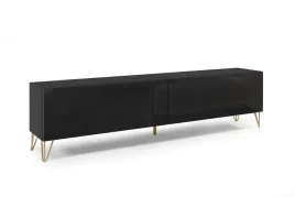 szafka-rtv-czarny-czarny-polysk-200-cm-hairpin-zloty