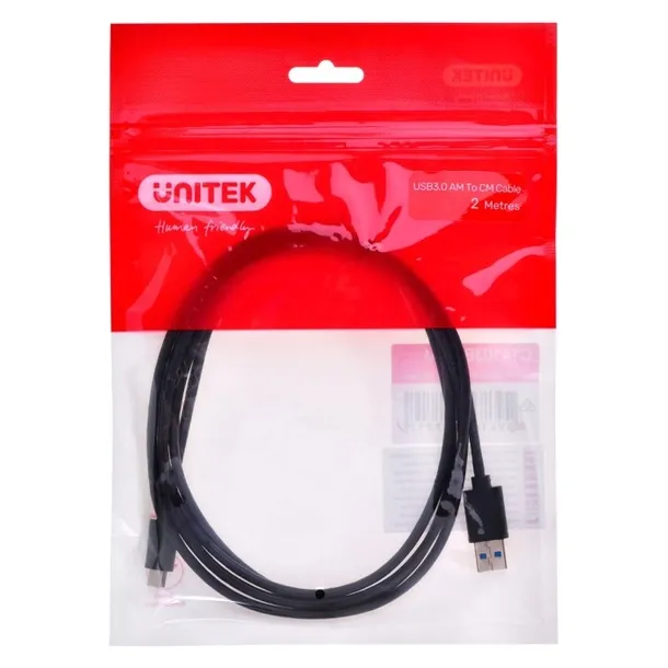 unitek-kabel-usb-3-1-typ-a-typ-c-m-m-2m-stan-nowy
