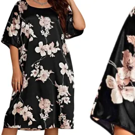 koszula-nocna-damska-satynowa-plus-size-pizama-w-kwiaty-xl-xxxl-na-prezent