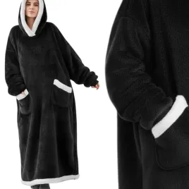 czarne-koc-bluza-oversize-hoodie-pizama-unisex-ciepla-z-kapturem-na-prezent
