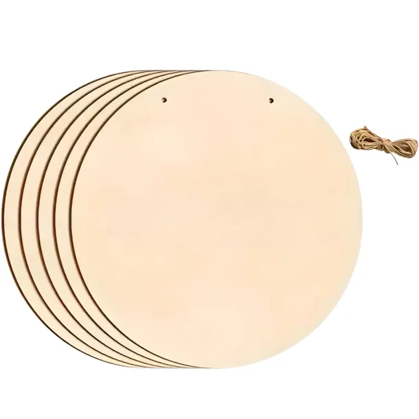 Koło Drewniane ze sklejki 20cm ZESTAW 5 SZTUK DIY DECOR PRODUCENT