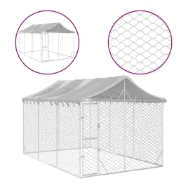 kojec-dla-psa-z-dachem-srebrny-3x45x25-m-stal