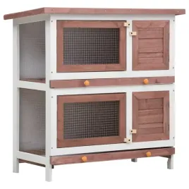 klatka-dla-krolika-4-drzwiczek-brazowa-drewniana