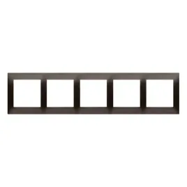 ramka-pieciokrotna-do-puszek-karton-gips-brazowa-drk5-46-simon-54-premium-k
