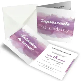 zaproszenie-na-urodziny-18-stka-fioletowa-akwarella-koperta-gratis-z2