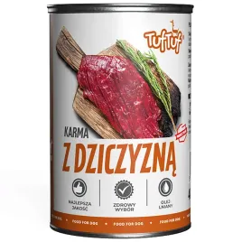 karma-mokra-dla-psa-tuf-tuf-tania-karma-dla-psa-w-puszce-dziczyzna-400-g
