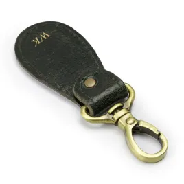 personalizowany-skorzany-brelok-solier-sa59-ciemny-zielony
