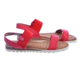 damskie-tanie-sandaly-na-gumce-9007-czerwone-38