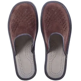 klapki-kapcie-papcie-skorzane-chlopiece-brazowe-38