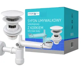 komplet-syfon-do-umywalki-teleskopowy-regulowany-korek-klik-klak-bialy