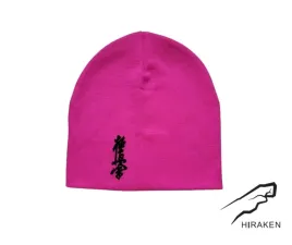 czapka-karate-kyokushin-rozowa-hiraken