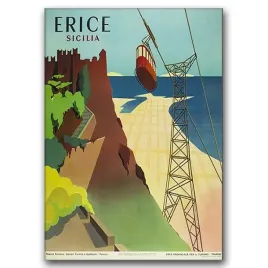 plakat-w-stylu-retro-erice-sicilia-wlochy-a1