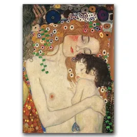 plakat-na-sciane-matka-i-dziecko-gustav-klimt-a1