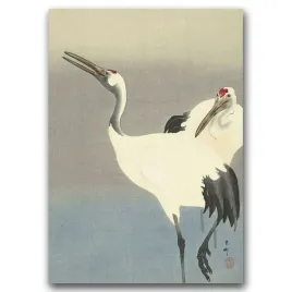 plakat-retro-dwa-zurawie-autorstwa-ohary-koson-a1