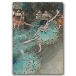 retro-plakat-zielony-tancerz-edgar-degas-a1