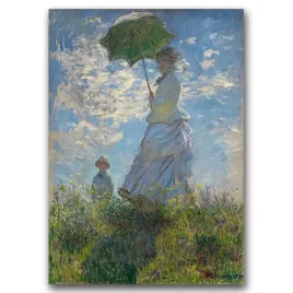 plakat-w-stylu-retro-madame-monet-i-jej-syn-a1