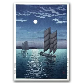 plakat-vintage-lodzie-na-noc-tsuchiya-koitsu-a1