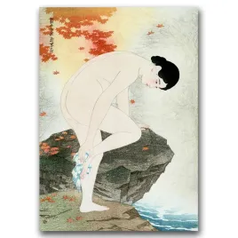plakat-retro-zapach-kapieli-ito-shinsui-ukiyo-e-a1