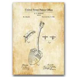 plakat-vintage-na-plotnie-lopata-patent-a1