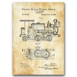 plakat-do-pokoju-lokomotywa-adams-patent-usa-a1