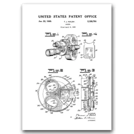 plakat-patent-na-filtr-aparatu-bell-and-howell-a