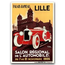 plakat-na-sciane-palais-rameau-french-car-lille-a1
