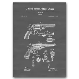 plakat-do-pokoju-gun-patent-firearm-starr-a1
