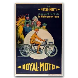 klasyczny-plakat-do-pokoju-motocykl-royal-moto-a1