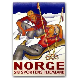 plakat-retro-na-sciane-vintage-norwegia-a1