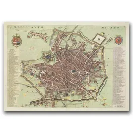 plakat-do-pokoju-stara-mapa-milano-italia-a1