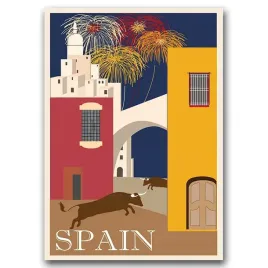 plakat-vintage-na-plotnie-hiszpania-a1-594x841