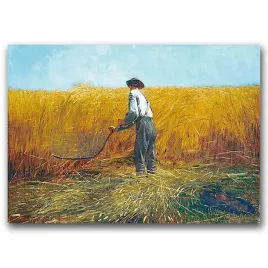 plakat-na-sciane-rolnik-z-kosa-winslow-homer-a1
