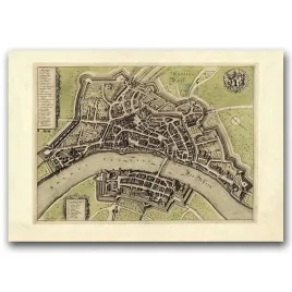 plakat-retro-do-salonu-mapa-basilea-suisse-a1