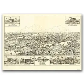 plakat-do-pokoju-widok-z-lotu-ptaka-longwood-a1