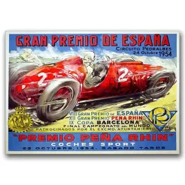 plakat-retro-wyscigi-samochodowe-w-hiszpani-a1