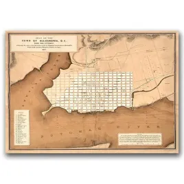 plakat-retro-stara-mapa-aleksandrii-a1