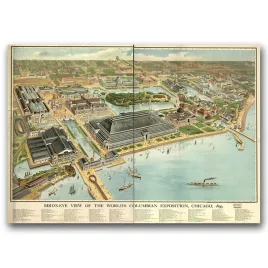 retro-plakat-widok-z-lotu-ptaka-chicago-1893-a1
