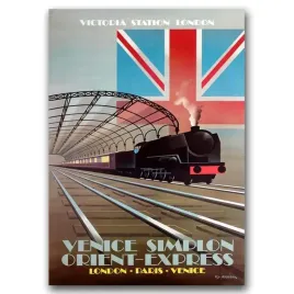 plakat-vintage-do-salonu-orient-express-travel-a1